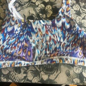 Fleo Colorful Patterned Sports Bra